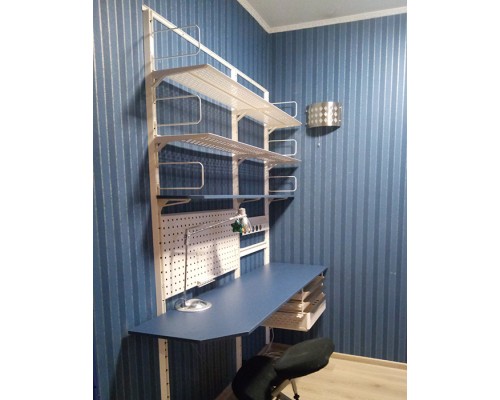 Полка перфорированная металлическая 600х300